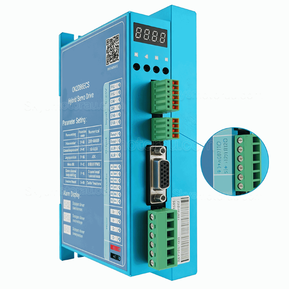 Nema 34 Closed Loop Stepper Driver OUKEDA OK2D86ECS 0-8A 18-80VDC